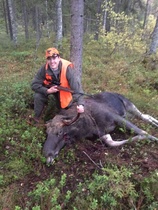 syksyn 2017 ensimmäinen kaato¨6-piikkinen sonni.